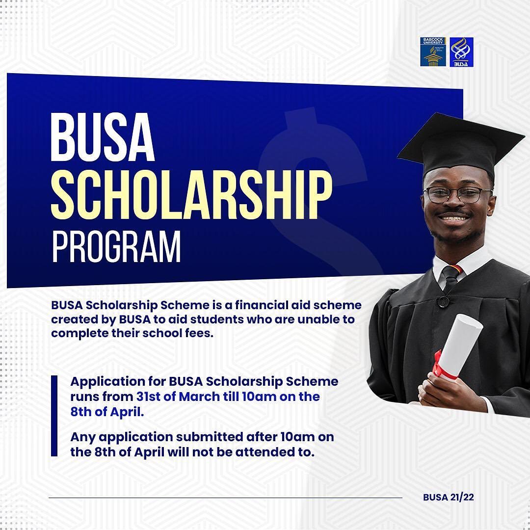 Babcock University Students' Association Scholarship 2022