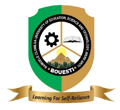 Bamidele Olumilua University (BOUESTI) Courses