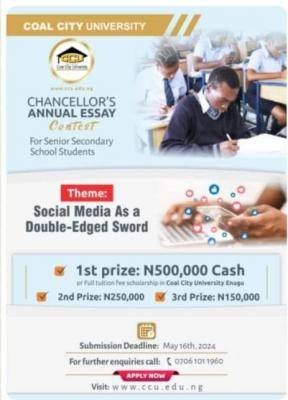 Coal City University Chancellor's Annual Essay Competition