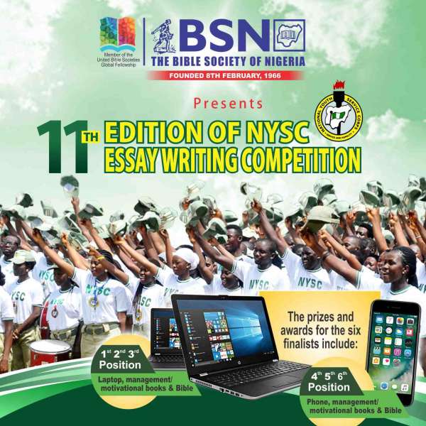 Bible Society of Nigeria (BSN) 2022 NYSC Essay Writing Competition