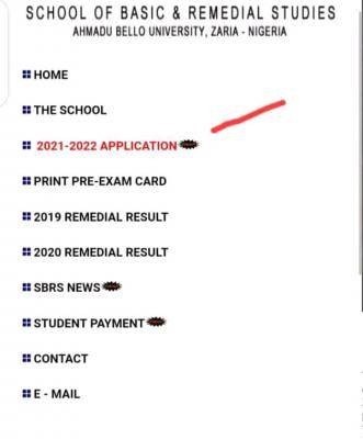 ABU School of Basic and Remedial Studies Admission, 2021/2022