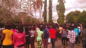 Bowen Students During Protest