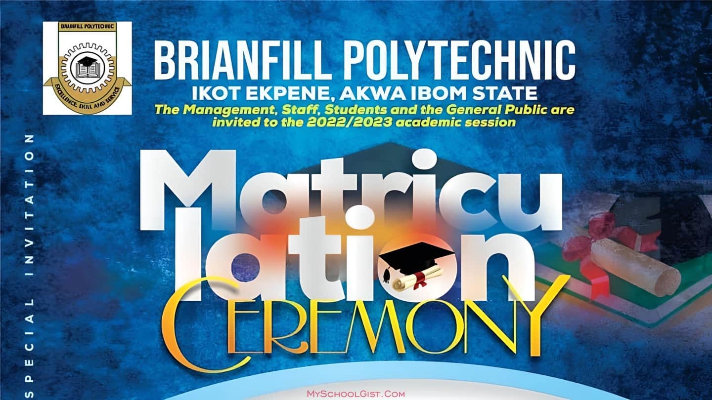 Brainfill Polytechnic Matriculation Ceremony 2022/2023