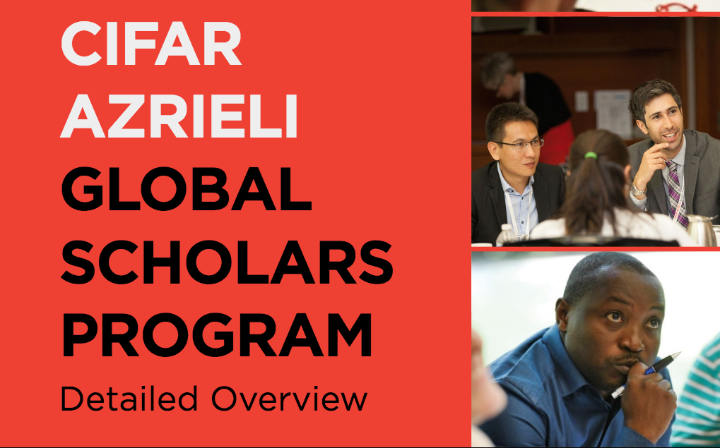 CIFAR Azrieli Global Scholars Program