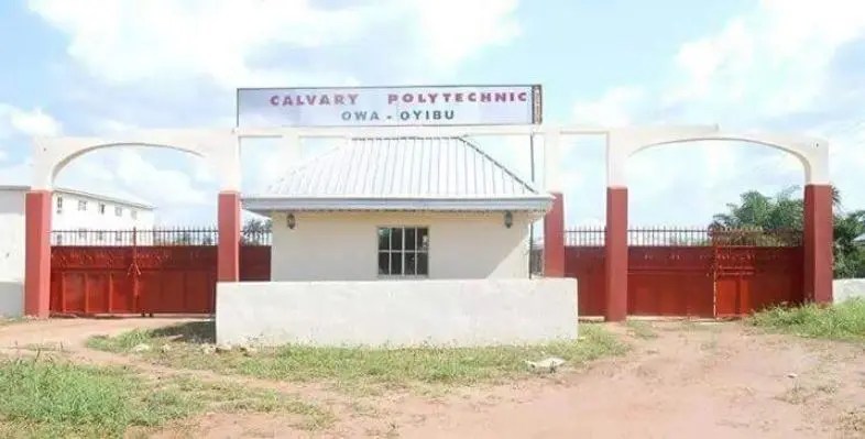 Calvary Polytechnic Admission Requirements For UTME & Direct Entry Candidates