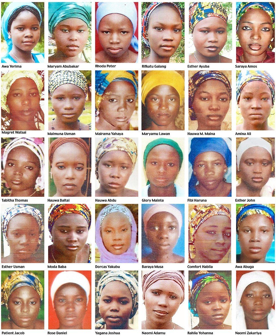 Faces, Names of Chibok Girls Abducted by Boko Haram