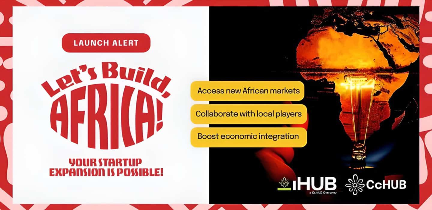 Apply Now: CcHub 'Lets Build, Africa!' Program 2024 for Startups