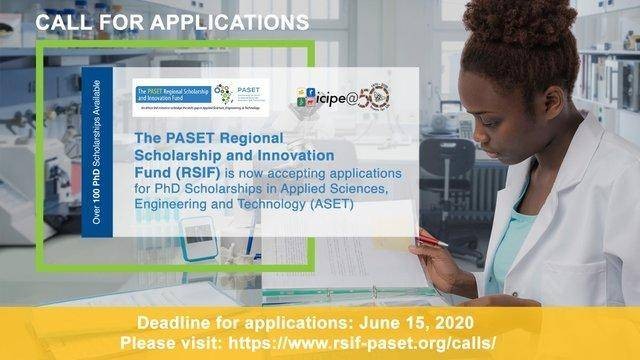 2020 PASET RSIF Scholarships For Sub-Saharan African Students