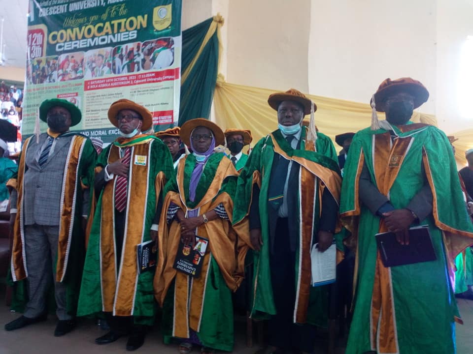 Crescent University Releases 759 Stars at 13th Convocation