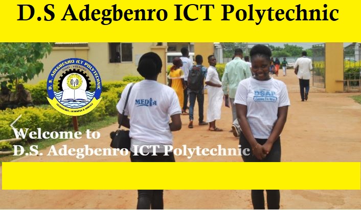 D.S Adegbenro Polytechnic Acceptance Fee Payment 2024/2025 Academic Session