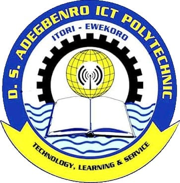 DS Adegbenro ICT Poly Post UTME Form 23/2024 | ND Full-Time