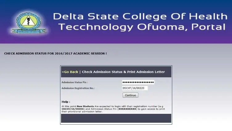 DELTASHT School Fees For Fresh Students 2024/2025 Academic Session