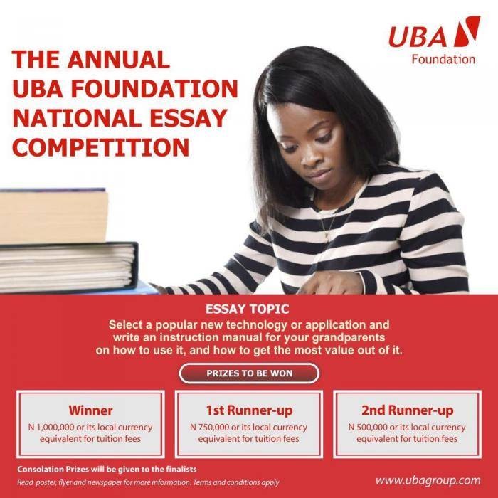 UBA Foundation Essay Competition for Nigerian Students 2020