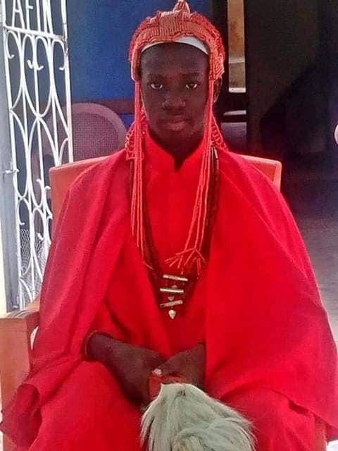 15-year-old Secondary School student Appointed king in Ondo State