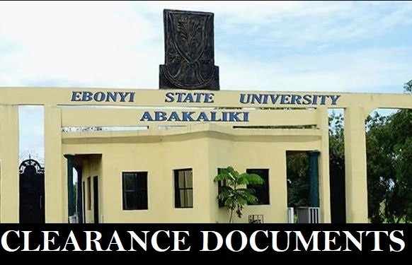 List Of Documents Needed For Physical & Online Clearance In EBSU (2024)