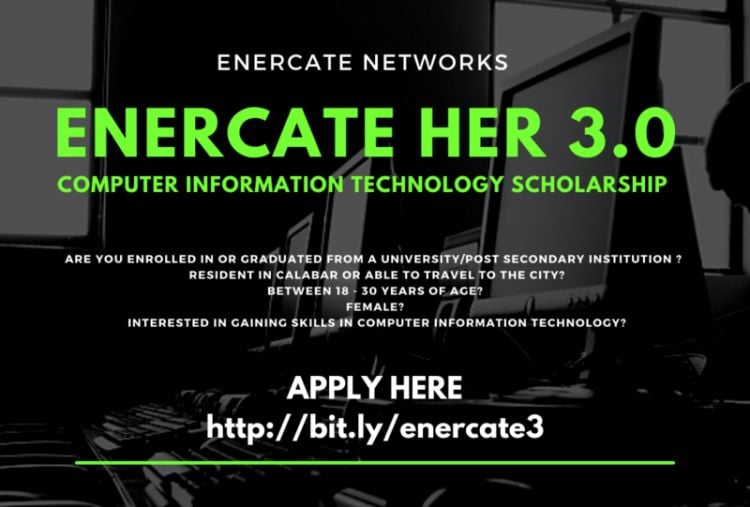 ENERCATE HER 3.0 2021 Computer Information Technology Scholarship