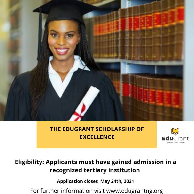 EduGrant Scholarship for Excellence 2021