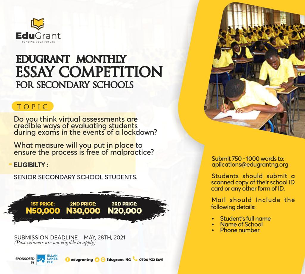 Edugrant Essay Competition 2021