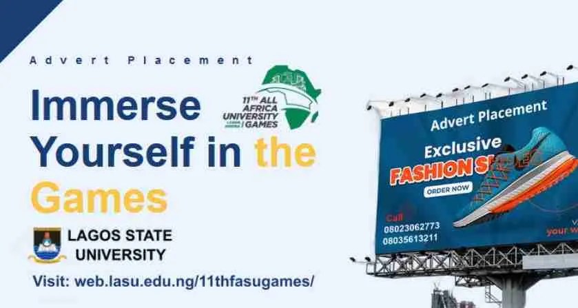 Exciting Vendor Opportunities At FASU GAMES - Lagos 2024!