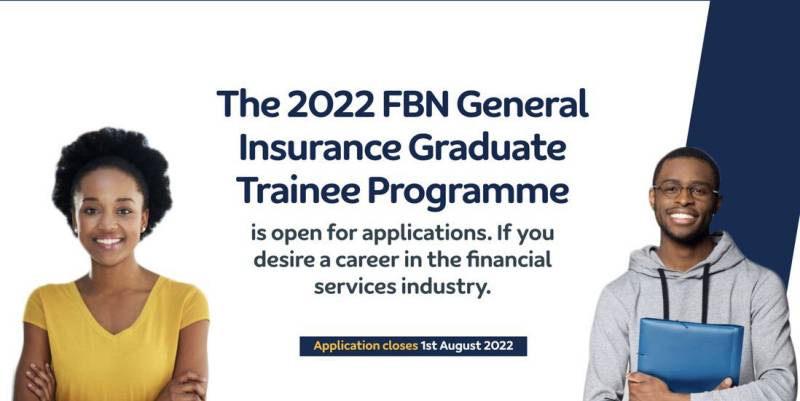 FBN General Insurance Graduate Trainee Programme 2022