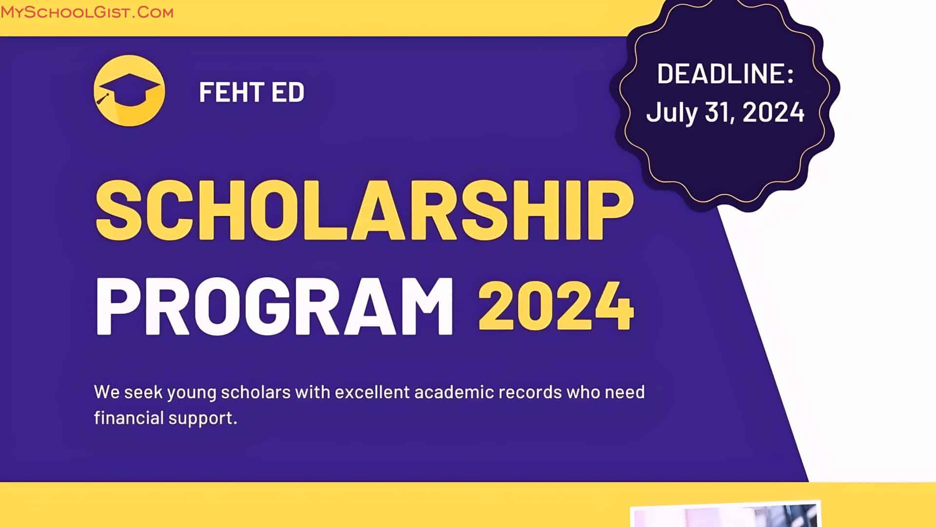 Apply Now for FEHT ED Scholarship 2024