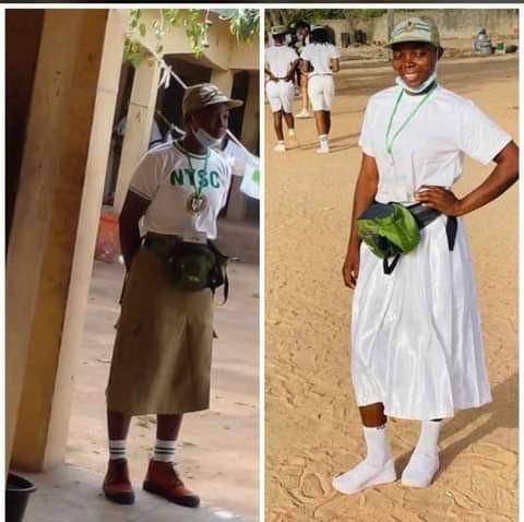 NYSC decamps viral corps member with long skirt