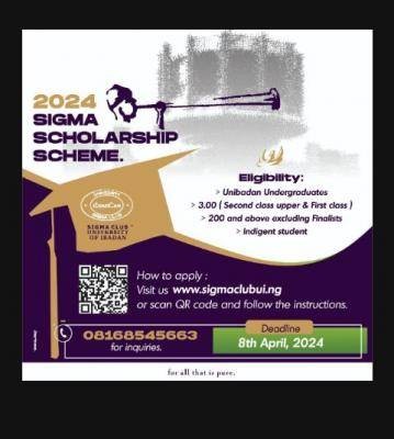 Sigma Club Scholarship Scheme