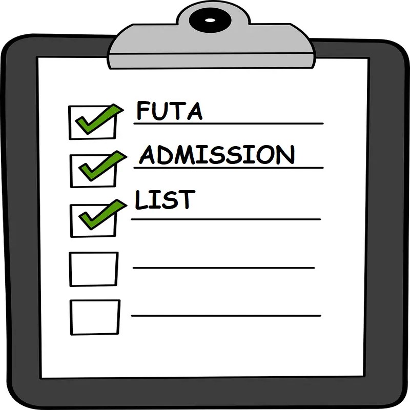 FUTA Admission List 2024/2025 Session: How To Check Your Status