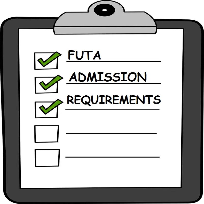 FUTA Admission Requirement For UTME & Direct Entry Candidates