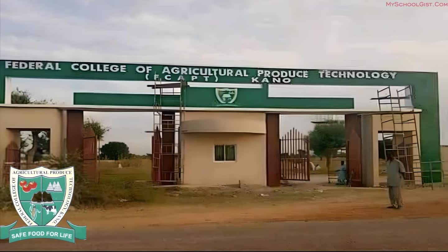 FCAPT Kano Admission Form for 2023/2024 Academic Session