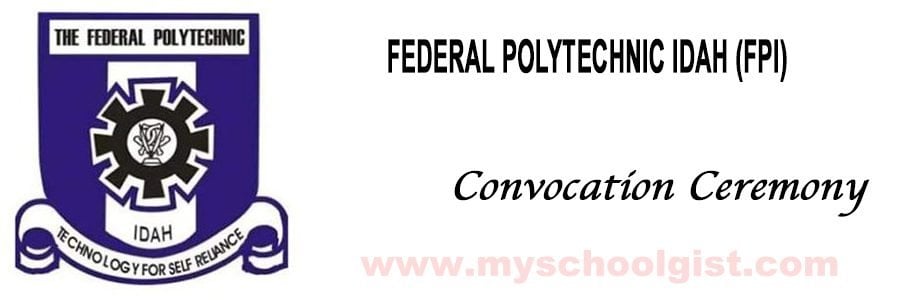 Federal Poly Idah 24th Convocation Ceremony Schedule