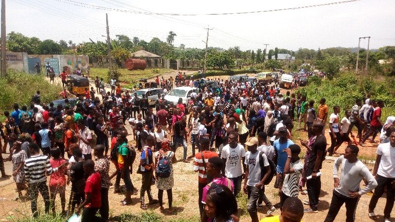 FUOYE Students Protest Over Poor Power Supply