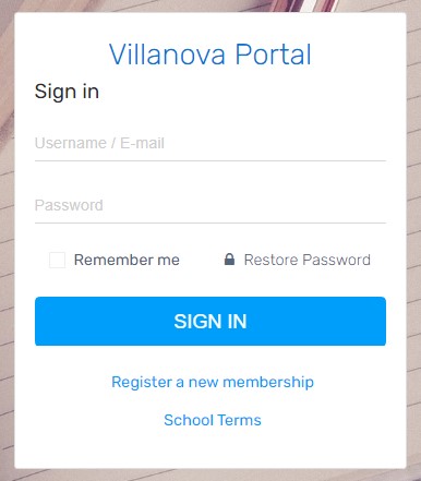 Villanova Poly Login Portal