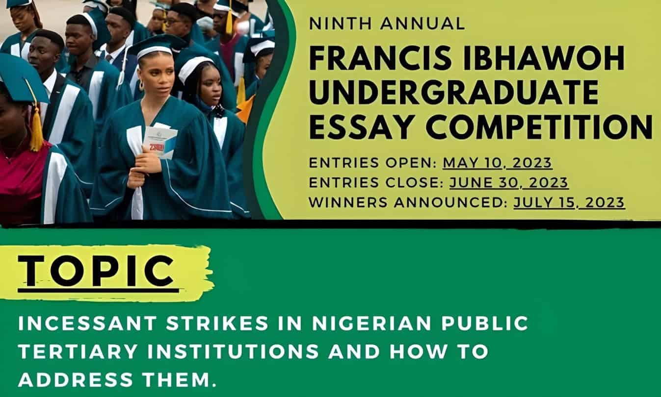 Francis Ibhawoh Foundation's 2023 Essay Competition