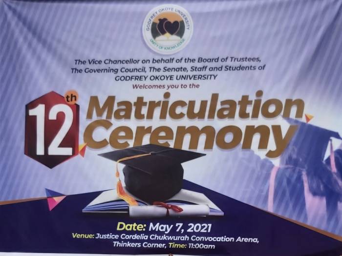 GOUNI 12th Matriculation Ceremony Date