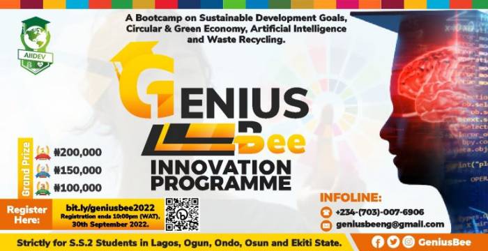 Genius Bee Innovation Programme 2022