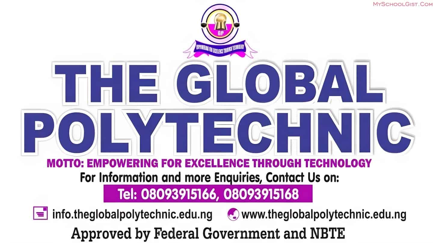 Global Polytechnic Post-UTME Form 2023/2024