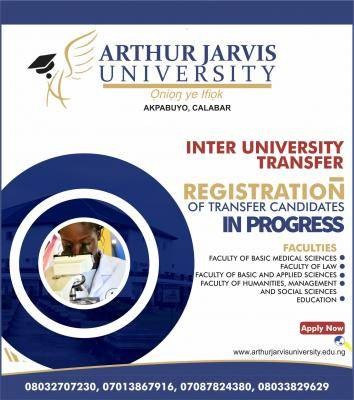 Arthur Jarvis University inter-university transfer application