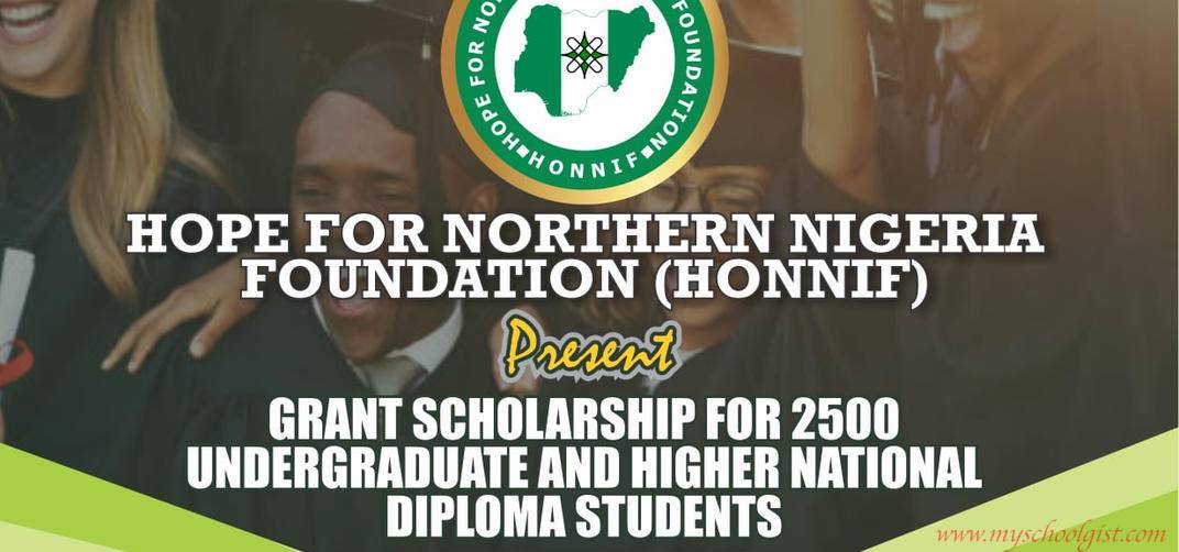 HONNIF Scholarship 2021/2022 for Undergraduate & HND Students