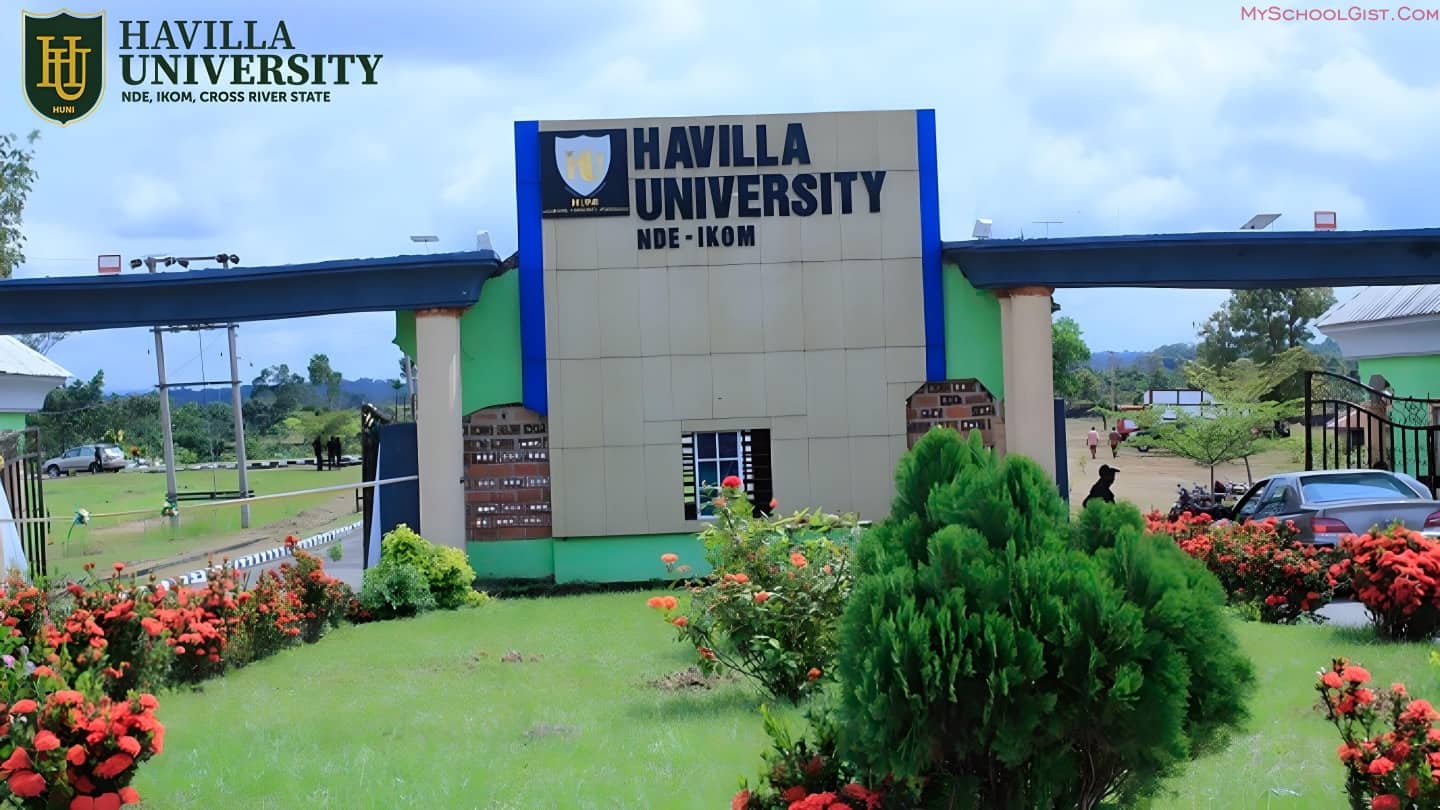 Havilla University (HUNI) Post UTME Form 2023/2024