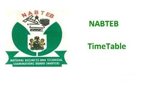 NABTEB GCE (Nov/Dec) Timetable For 2019/2020