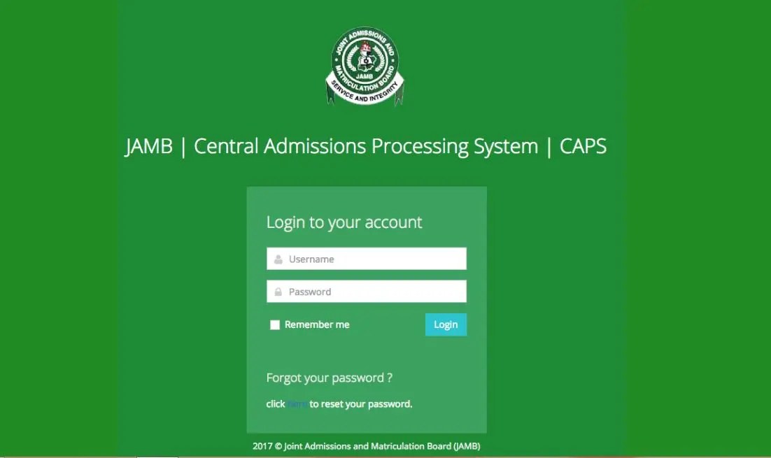 How To Check Your Admission Status On JAMB CAPS 2024/2025 Session