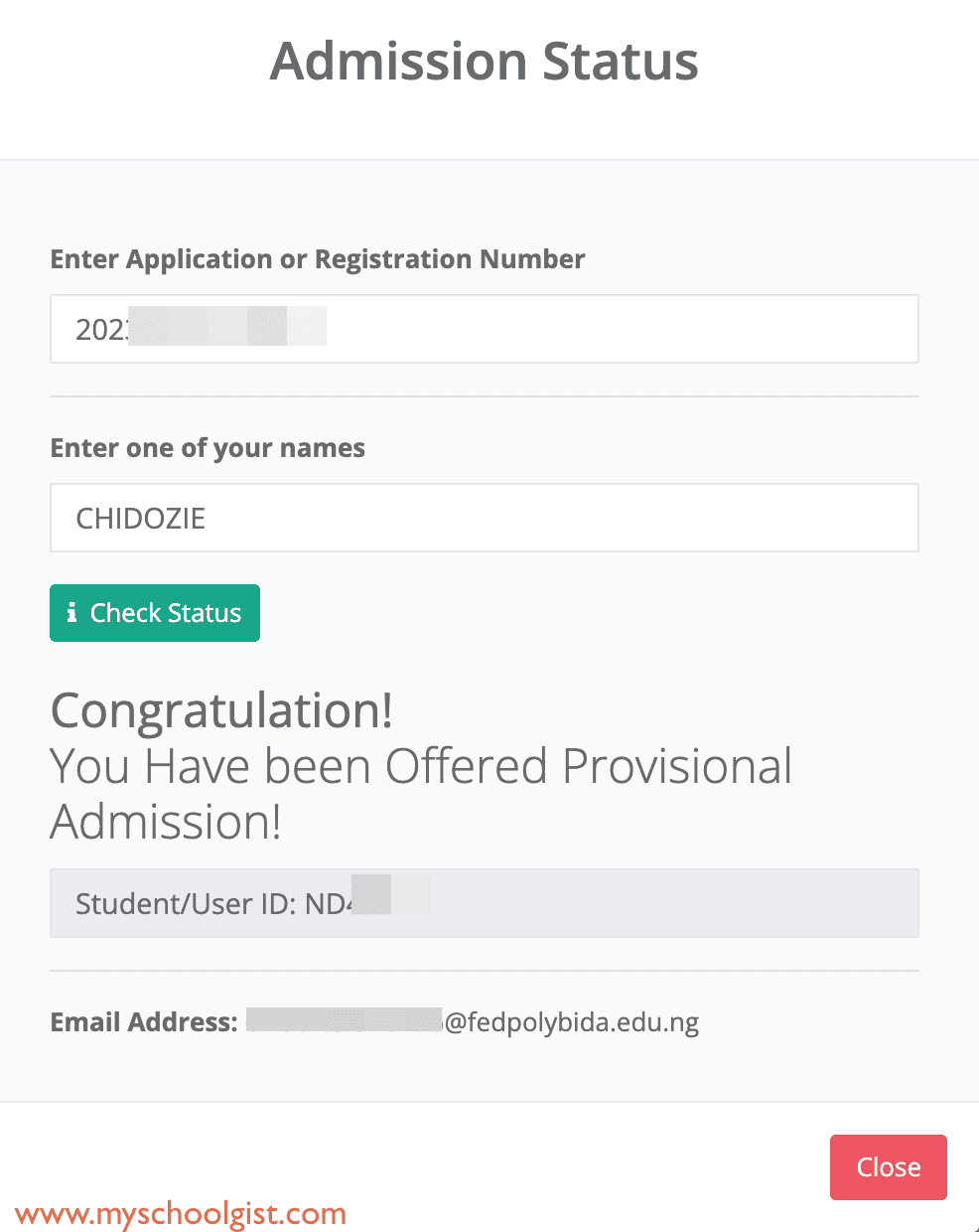 How to Check Bida Poly ND Admission List