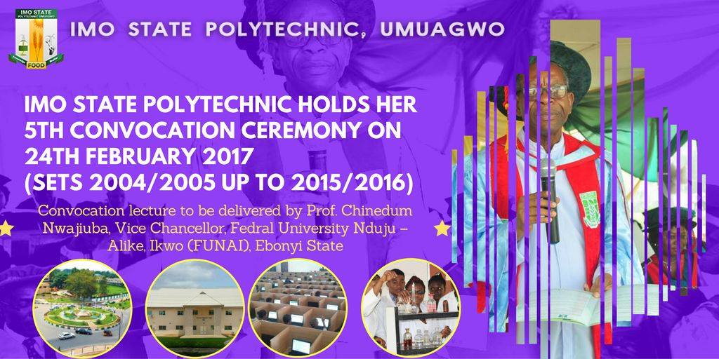 Imo State Poly 5th Convocation Ceremony