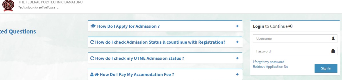 FEDPODAM Login Portal