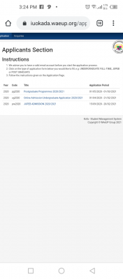 IUO new deadlines for Post-UTME and JUPEB admissions, 2020/2021