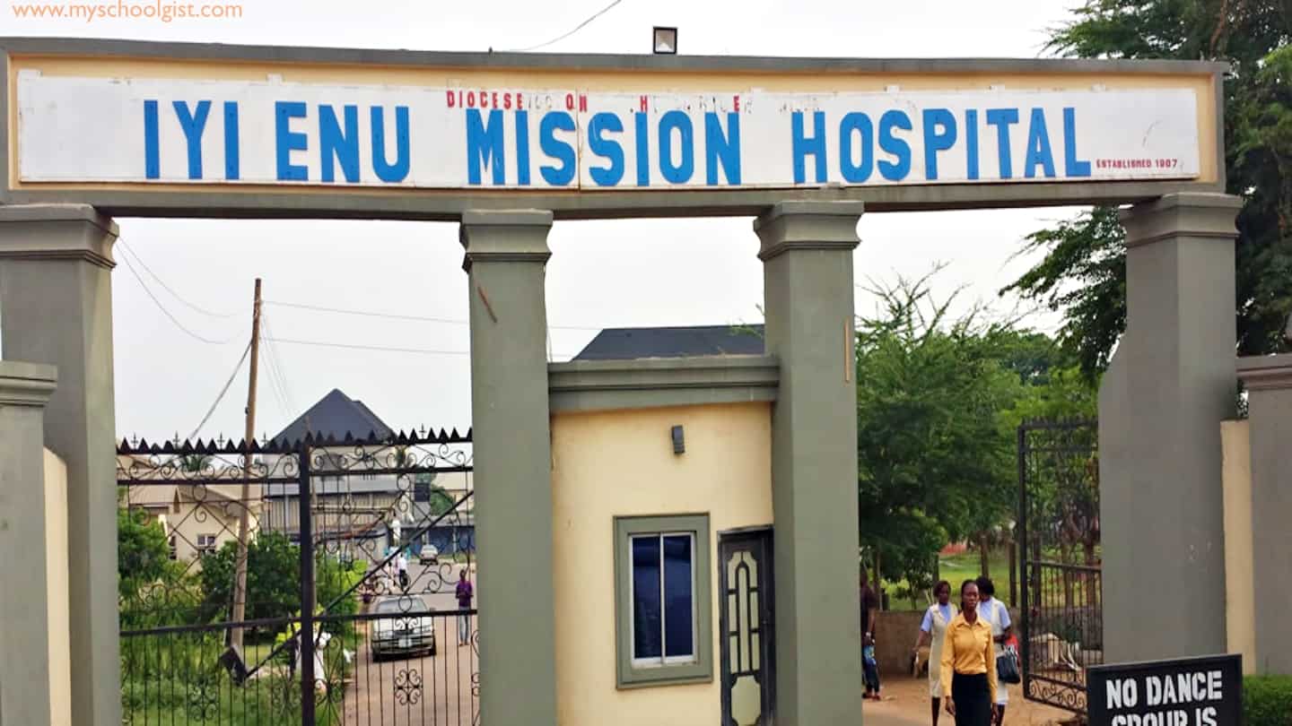 Iyi-Enu Mission Hospital School of Nursing Admission Form 23/24