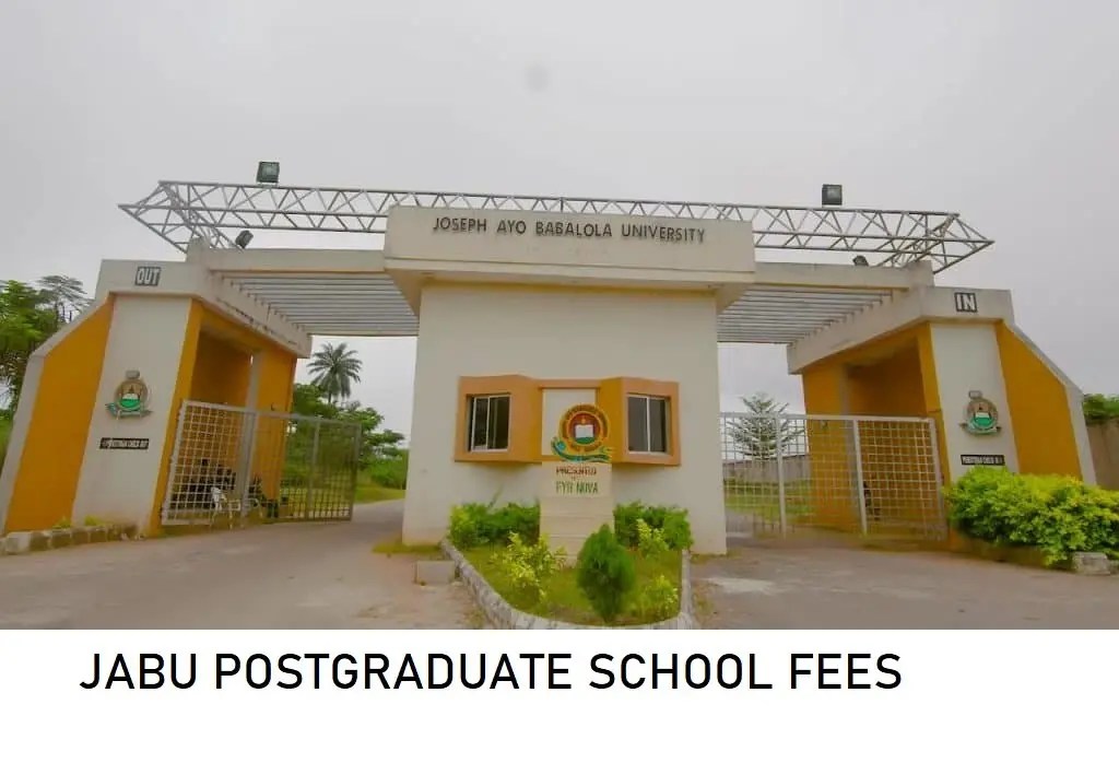 JABU Postgraduate School Fees For PGD Masters & Ph.D. 2024/2025 Session