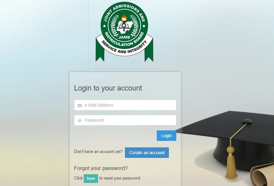 JAMB E-Facility Portal For Fresh UTME/DE Applicants (2024)