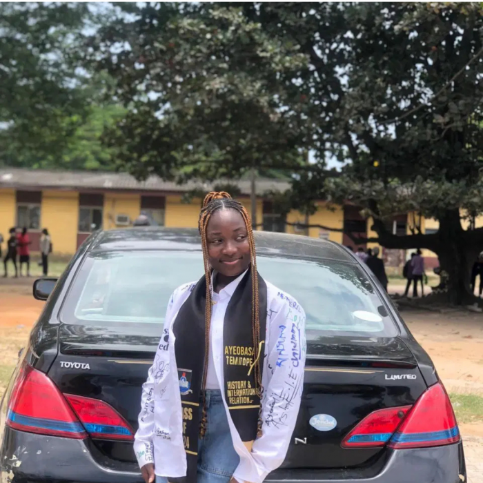 21 year old Temitope Ayeobasan becomes LASU's first ever First class graduate in history after 40 years